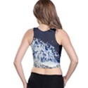 Blue Waves Sea Racer Back Crop Top View2