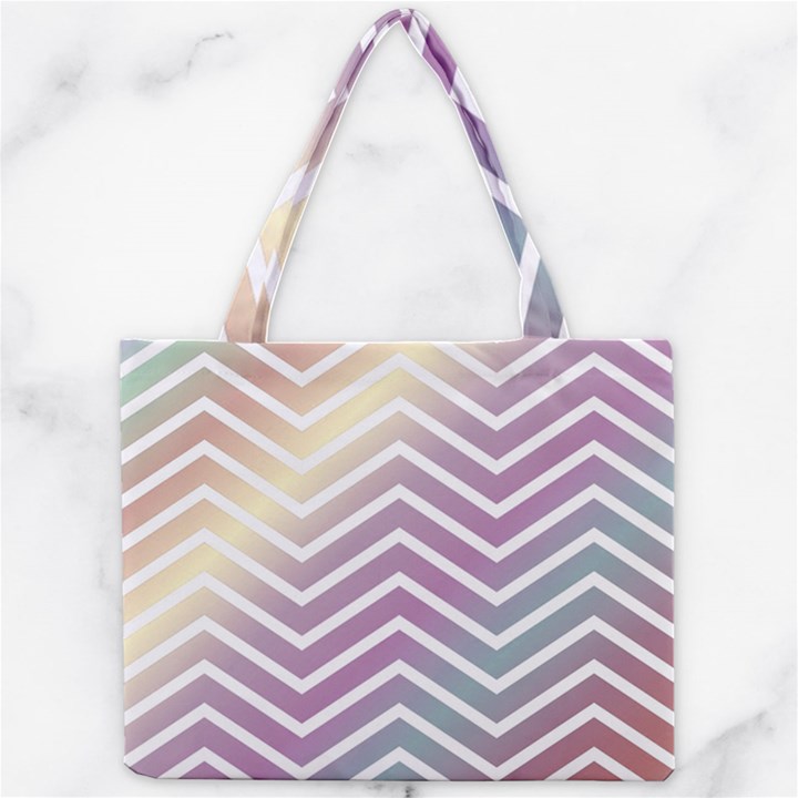 Ombre Zigzag 01 Mini Tote Bag