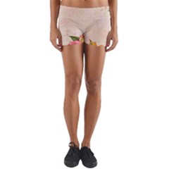 Flower 1646045 1920 Yoga Shorts by vintage2030