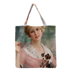 Vintage 1501585 1280 Copy Grocery Tote Bag by vintage2030