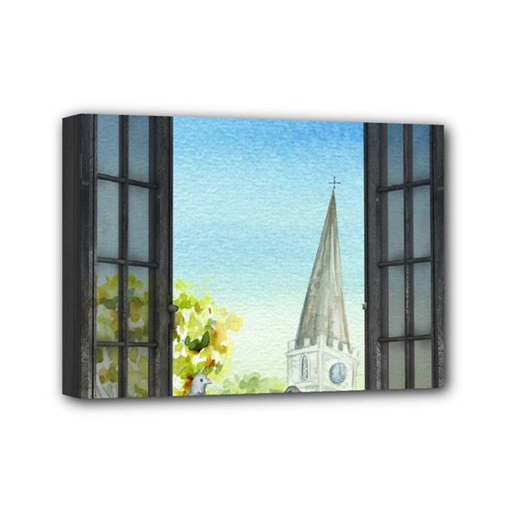 Town 1660455 1920 Mini Canvas 7  x 5  (Stretched)