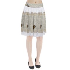 Tag Bird Pleated Skirt by vintage2030