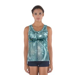 Green Tree Sport Tank Top  by vintage2030