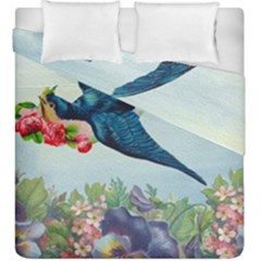 Blue Bird Duvet Cover Double Side (king Size) by vintage2030