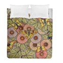 Flower And Butterfly Duvet Cover Double Side (Full/ Double Size) View1