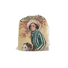 Cosmopolitan Fc November 1917 Drawstring Pouch (medium) by vintage2030