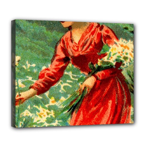 Lady 1334282 1920 Deluxe Canvas 24  X 20  (stretched) by vintage2030