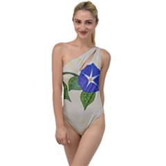 Morning Glory To One Side Swimsuit by lwdstudio