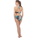 DREAMS IN COLOR Halter Side Cut Swimsuit View2