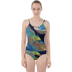 Space Cut Out Top Tankini Set by lwdstudio