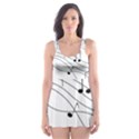 music partition Skater Dress Swimsuit View1