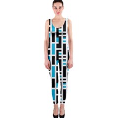 Linear Sequence Pattern Design One Piece Catsuit by dflcprintsclothing