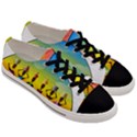 African American Women Men s Low Top Canvas Sneakers View3