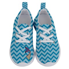 Chevron Mermaid Pattern Running Shoes by emilyzragz