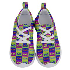 Cartoon Style Marine Life Motif Pattern Running Shoes by dflcprints