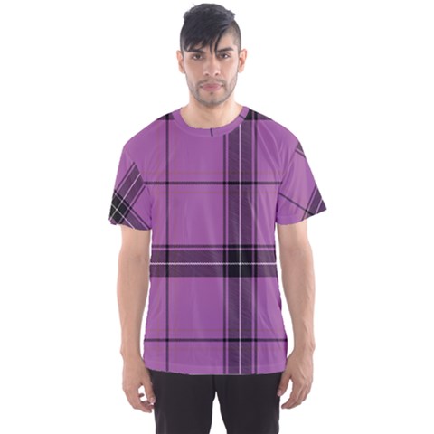 Lilac Plaid Men s Sports Mesh Tee by snowwhitegirl