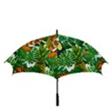 Tropical Pelican Tiger Jungle Golf Umbrellas View3