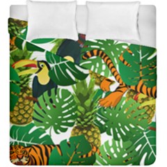 Tropical Pelican Tiger Jungle Duvet Cover Double Side (king Size) by snowwhitegirl