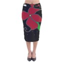 Dream Victorian Girl Velvet Midi Pencil Skirt View1