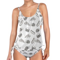 Fast Food Pattern Tankini Set by Valentinaart