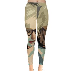 Girl Thinking Leggings  by snowwhitegirl