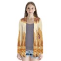 Butterfly Eyes Drape Collar Cardigan View1