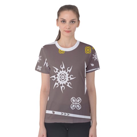 Tribal Women s Cotton Tee by DarkGlow