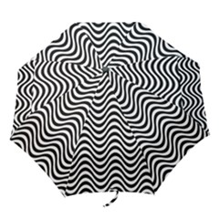 Wave Pattern Wavy Water Seamless Folding Umbrellas by Nexatart