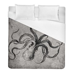 Vintage Octopus  Duvet Cover (full/ Double Size) by Valentinaart