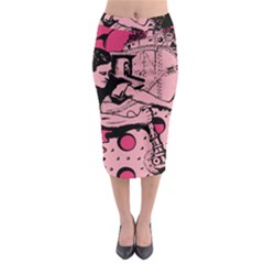 Working Woman Midi Pencil Skirt by snowwhitegirl