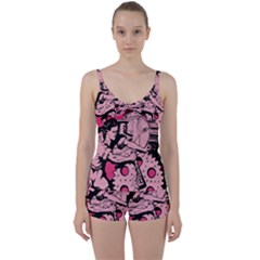 Working Woman Tie Front Two Piece Tankini by snowwhitegirl