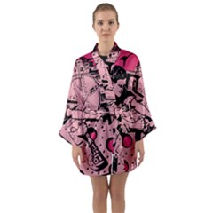 Working Woman Long Sleeve Kimono Robe by snowwhitegirl