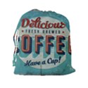 Delicious Coffee Drawstring Pouch (XXL) View2