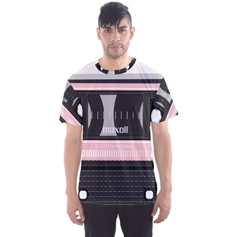 Pink Compact Cassette Men s Sports Mesh Tee by snowwhitegirl