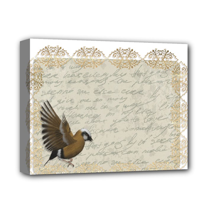 Tag Bird Deluxe Canvas 14  x 11  (Stretched)