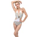 Tag Bird Plunging Cut Out Swimsuit View1