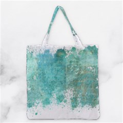 Splash Teal Grocery Tote Bag by vintage2030