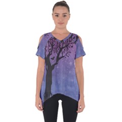 Silhouette 1131861 1920 Cut Out Side Drop Tee by vintage2030