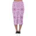 Ornamental Pink Midi Pencil Skirt View2