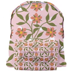 Pink Dot Floral Giant Full Print Backpack by snowwhitegirl