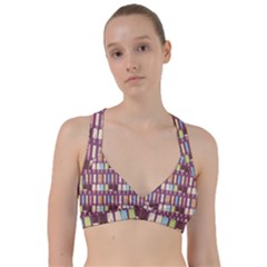 Candy Popsicles Purple Sweetheart Sports Bra by snowwhitegirl