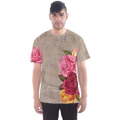 Flower 1646069 1920 Men s Sports Mesh Tee by vintage2030