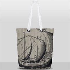 Ship 1515875 1280 Full Print Rope Handle Tote (small) by vintage2030