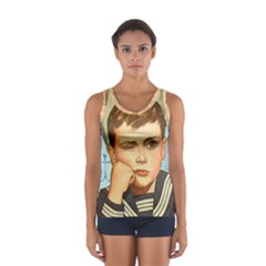 Retro Boy Sport Tank Top  by vintage2030