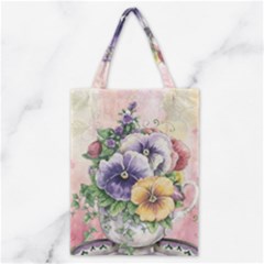 Lowers Pansy Classic Tote Bag by vintage2030