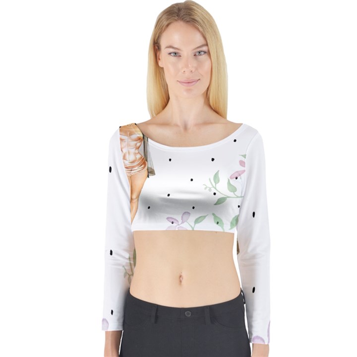 Retro 1410690 1920 Long Sleeve Crop Top