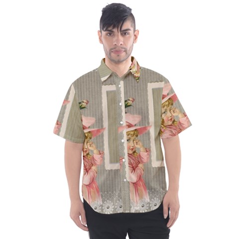 Background 1229025 1920 Men s Short Sleeve Shirt by vintage2030