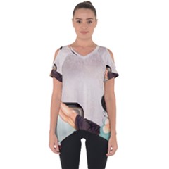 Vintage 1133810 1920 Cut Out Side Drop Tee by vintage2030