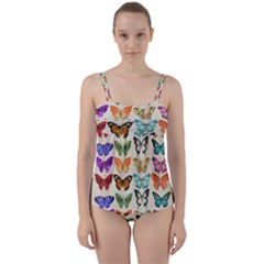 Butterfly 1126264 1920 Twist Front Tankini Set by vintage2030