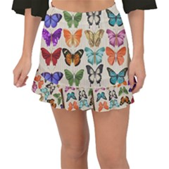 Butterfly 1126264 1920 Fishtail Mini Chiffon Skirt by vintage2030